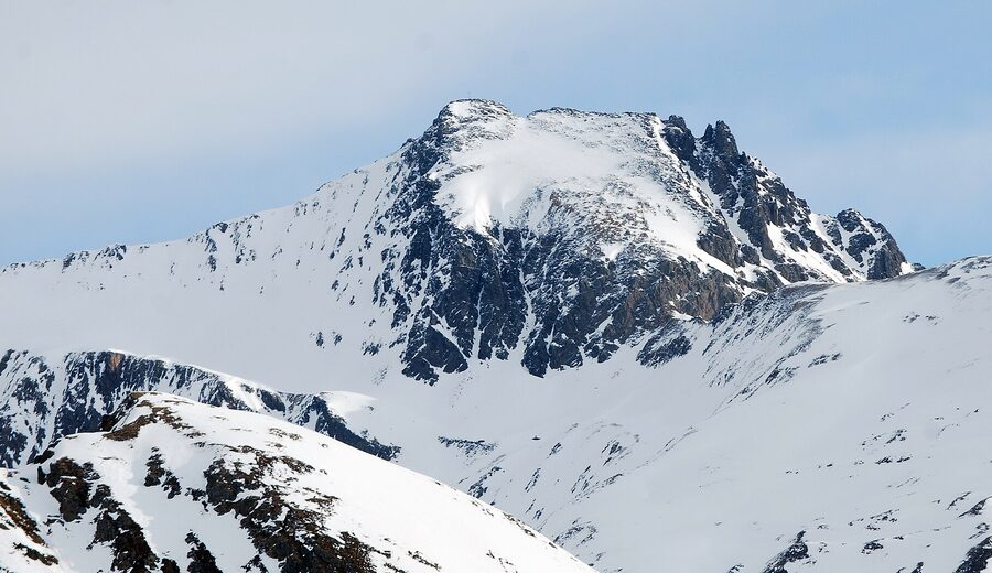 Der Rietzer Grießkogel, Hausberg von Rietz, auf 2.884 Metern